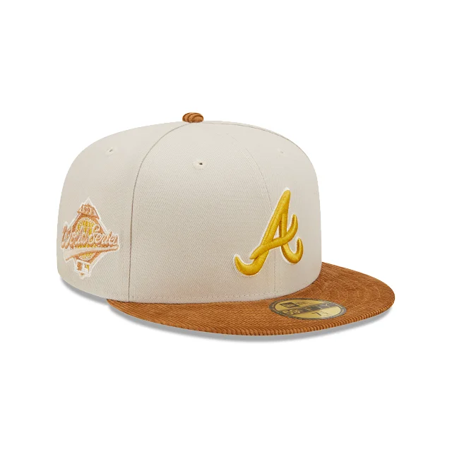 Atlanta Braves MLB Corduroy Visor 59FIFTY Cerrada