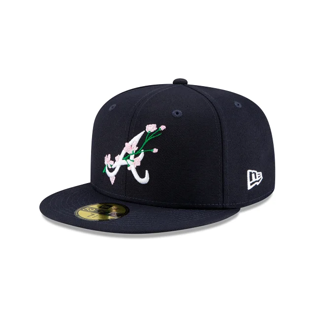 Atlanta Braves MLB Side Patch Bloom 59FIFTY Cerrada