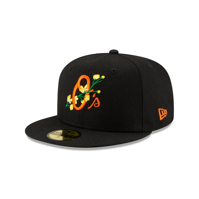 Baltimore Orioles MLB Side Patch Bloom 59FIFTY Cerrada