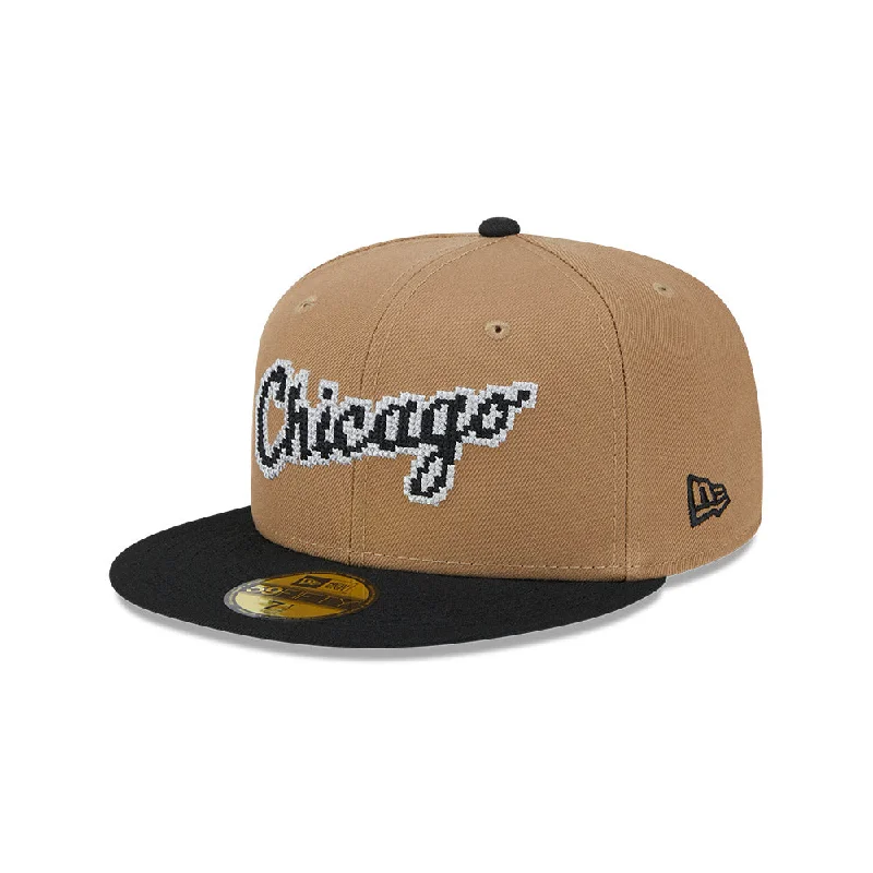 Chicago White Sox MLB Classic 8-Bit Wordmark 59FIFTY Cerrada