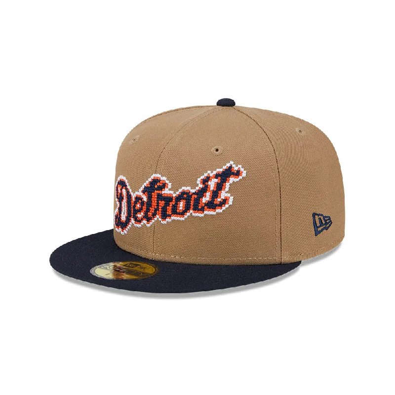 Detroit Tigers MLB Classic 8-Bit Wordmark 59FIFTY Cerrada