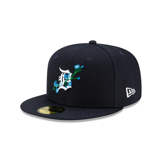 Detroit Tigers MLB Side Patch Bloom 59FIFTY Cerrada