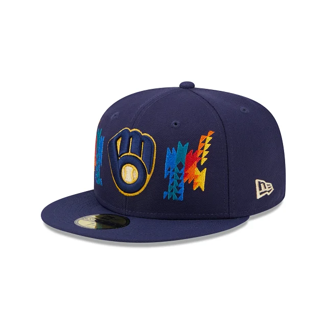 Milwaukee Brewers MLB Southwestern 59FIFTY Cerrada