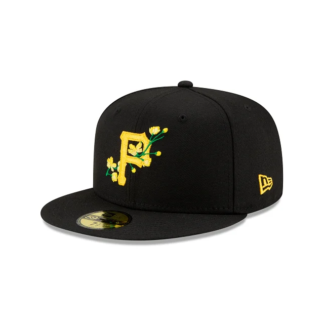 Pittsburgh Pirates MLB Side Patch Bloom 59FIFTY Cerrada