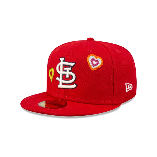 St. Louis Cardinals MLB Chain Stitch Heart 59FIFTY Cerrada