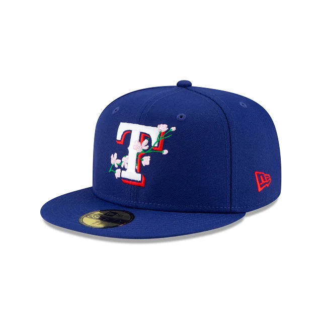 Texas Rangers MLB Side Patch Bloom 59FIFTY Cerrada