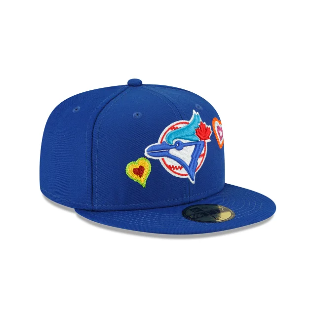 Toronto Blue Jays MLB Chain Stitch Heart 59FIFTY Cerrada