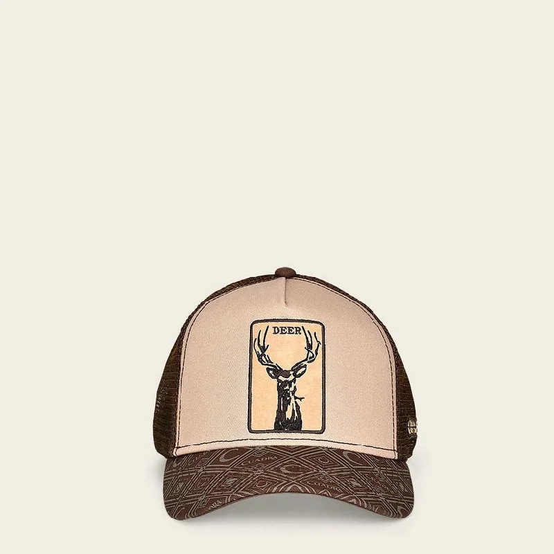 Cuadra snapback cap with deer patch