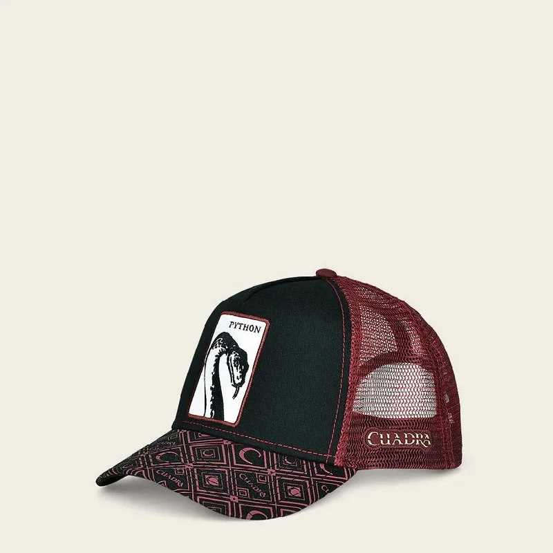 Cuadra Python Patch Snapback Cap