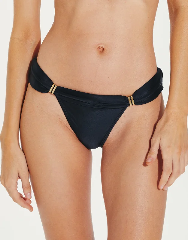 Signature Bia Tube Full Bikini Bottom - Black