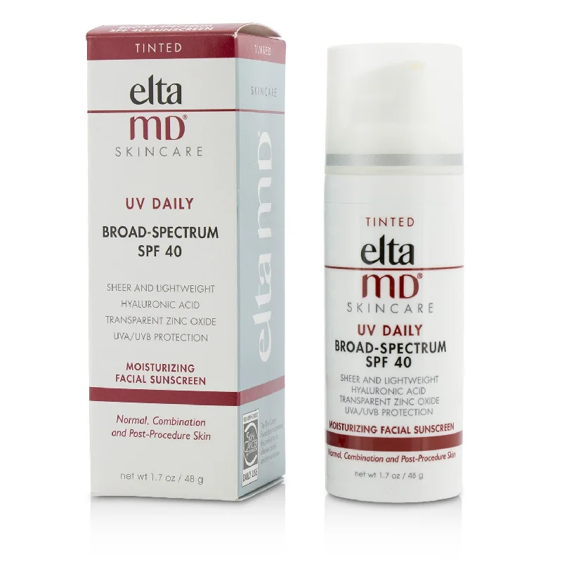 EltaMD UV Daily Moisturizing Facial Sunscreen SPF 40 - For Normal, Combination & Post-Procedure Skin - Tinted  48g/1.7oz