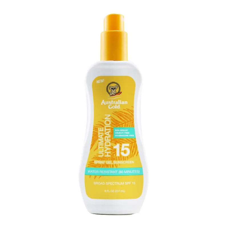 Australian Gold Spray Gel Sunscreen SPF 15 (Ultimate Hydration)  237ml/8oz