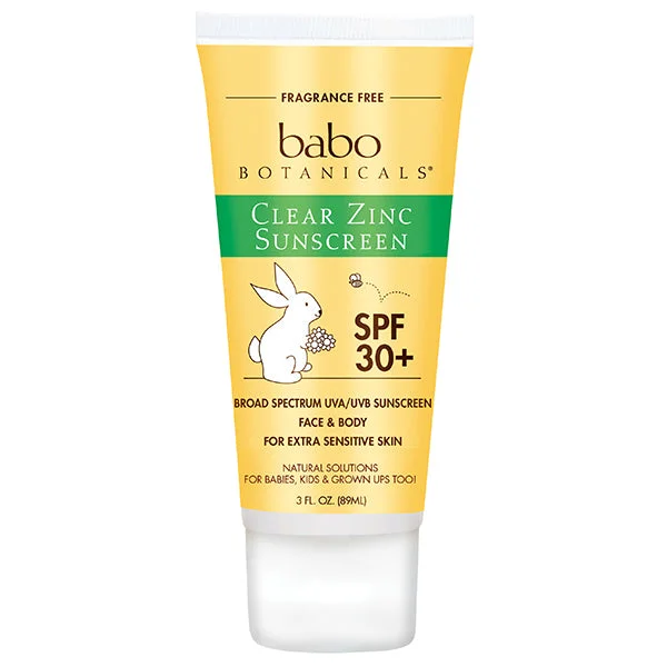 Babo Botanicals Clear Zinc Sunscreen - SPF 30 (3 fl oz) #10074209