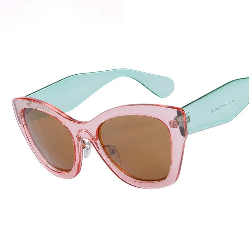 sporty colorful sunglasses-Butterfly Brand Eyewear Fashion Sunglasses Women Cat Eye Sun Glasses High quality Oculos UV400