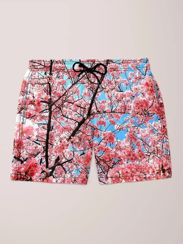 Cherry Blossom Swim Trunks (Spring Edition)