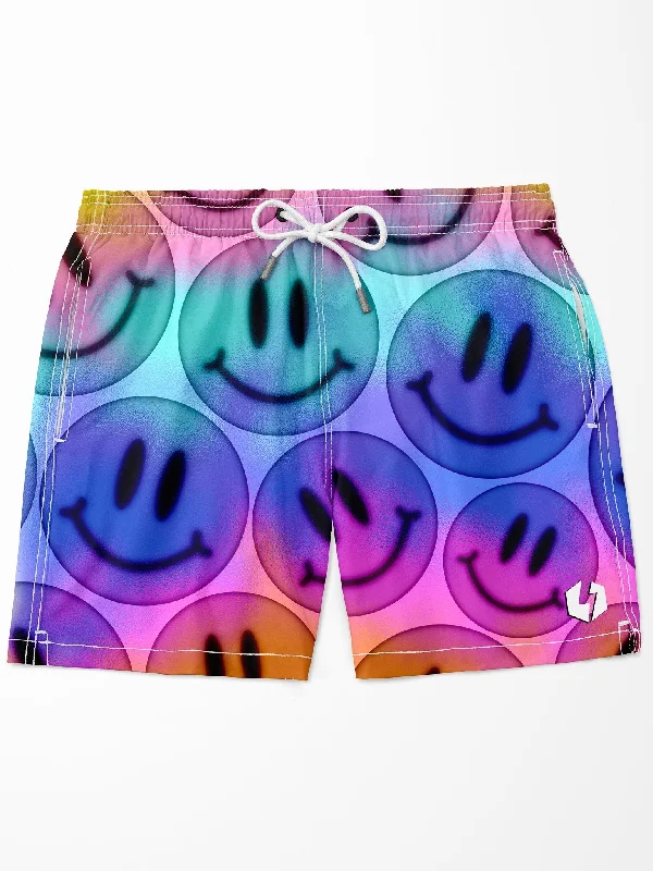 Don't Tell Me To Smile Swim Trunks