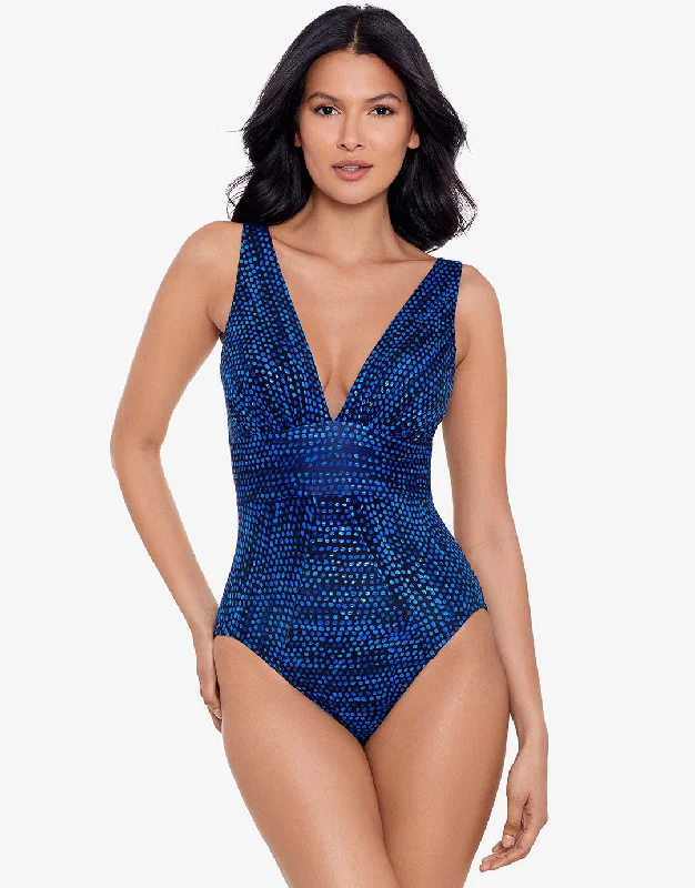 Dot Com Odyssey Swimsuit - Blue