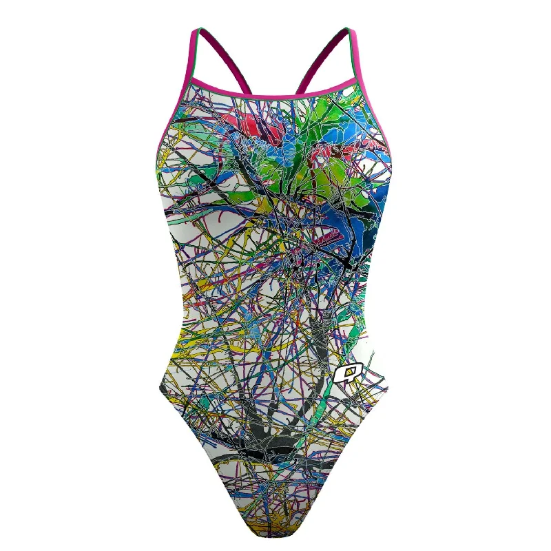 Excogitation Skinny Strap Swimsuit