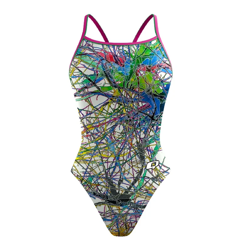 Excogitation - Sunback Tank Swimsuit