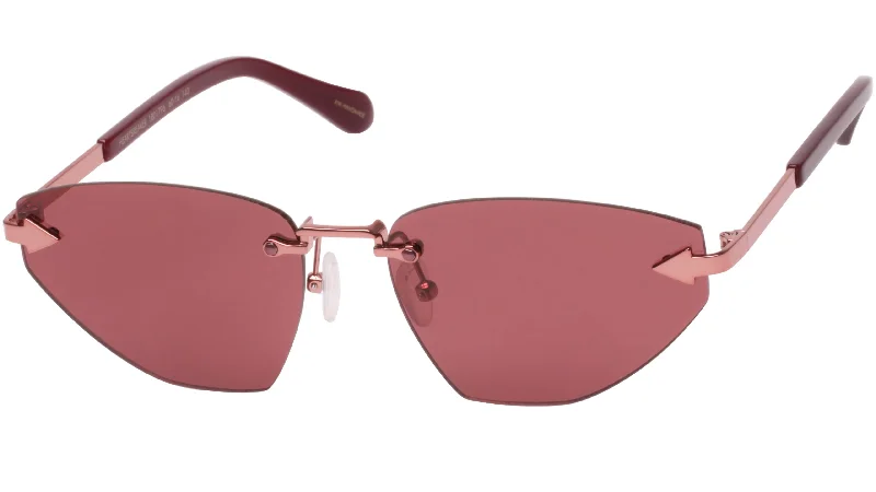 foldable gradient sunglasses-KAREN WALKER-HEARTACHE-1801796-6016-SUNGLASSES