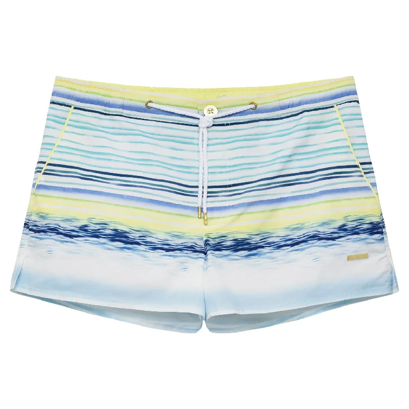 SAVE 70%- Lago Verbena Print Barcelona Swim Short