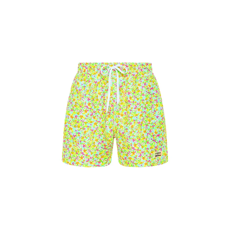 Men's Swim Trunks - Wild Flower