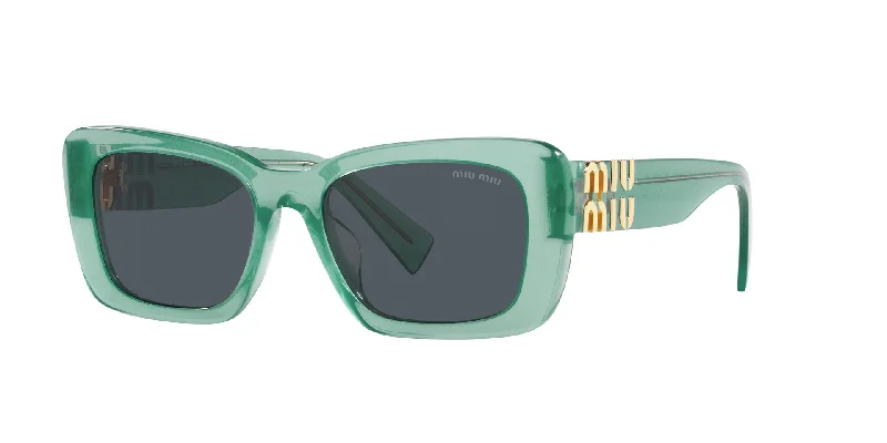 stylish round frame sunglasses-MIU MIU-0MU 07YS-19L09T-5318-SUNGLASSES