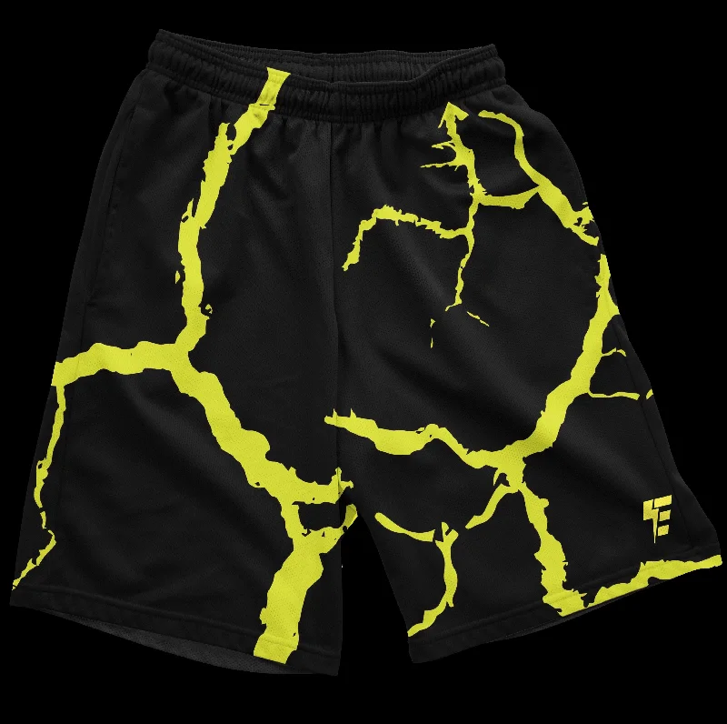 Neon Electro Shock 6" Swim Trunks