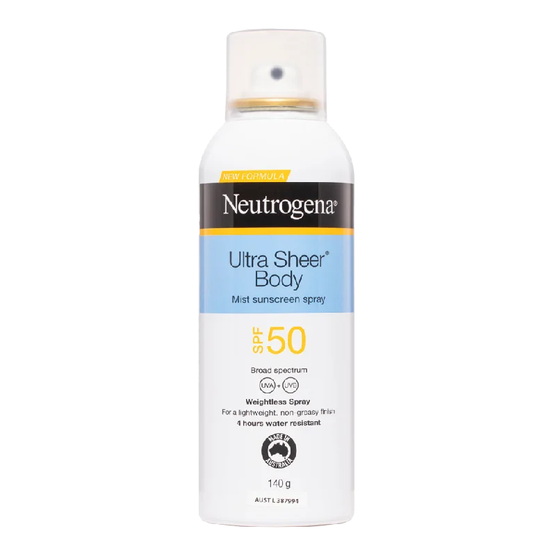 Neutrogena Ultra Sheer Body SPF 50 Mist Sunscreen Spray 140g