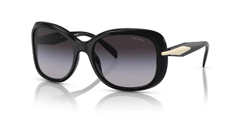 anti-glare sport sunglasses-PRADA-0PR 04ZSF-1AB09S-5817-SUNGLASSES