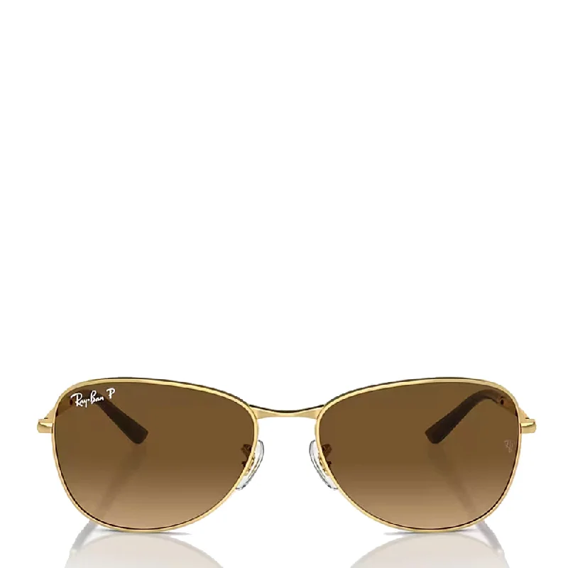 classic blue sunglasses-Ray-Ban 0RB3733 001/M2 59 Sunglasses Gold