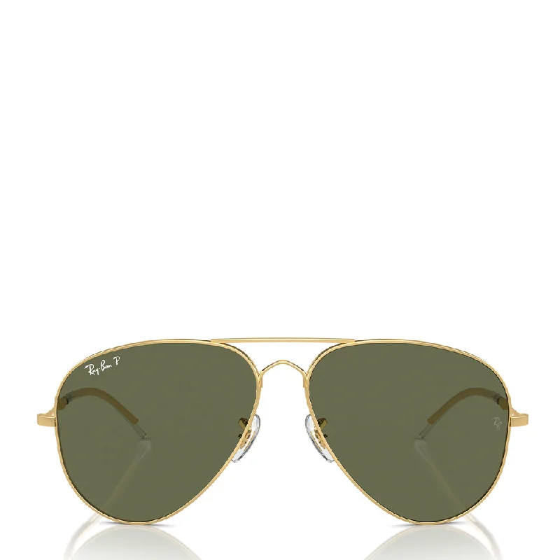 anti-glare polarized sunglasses-Ray-Ban RB3825 001/31 58 Old Aviator Sunglasses Gold