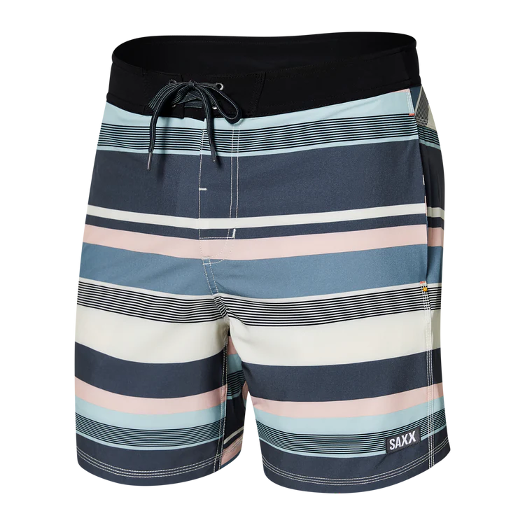 SAXX Swim Betawave 2N1 Boardie Big Splash Rugby Blue