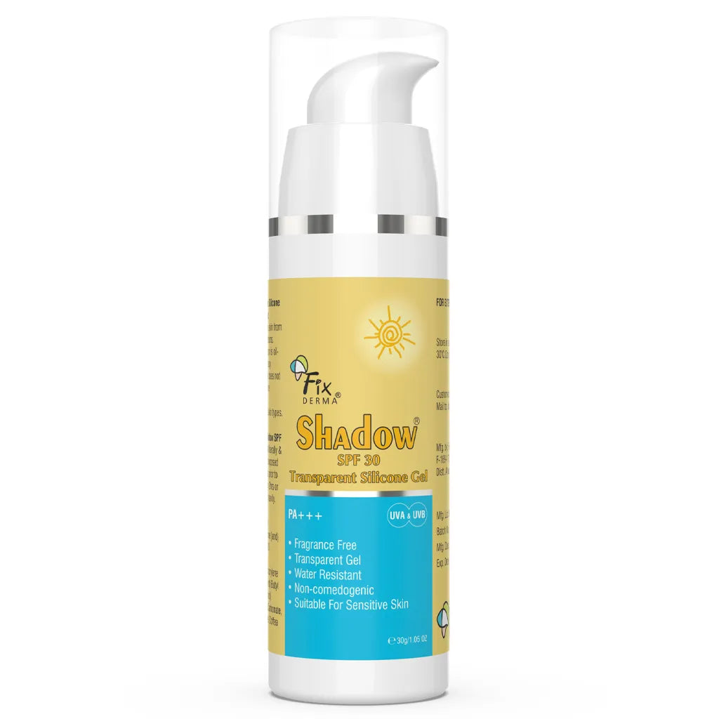 Shadow Sunscreen SPF 30 Transparent Silicone Gel