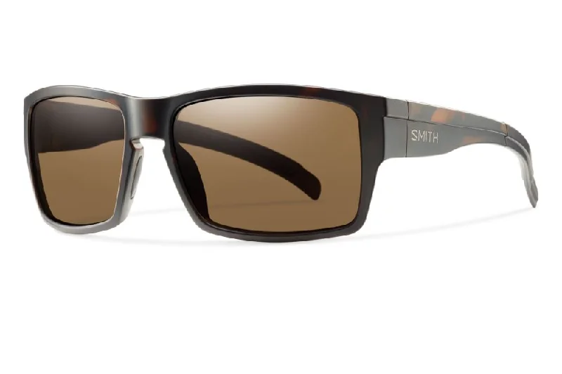 colorful cat-eye sunglasses-Smith Outlier XL Sunglasses Polarized Tortoise