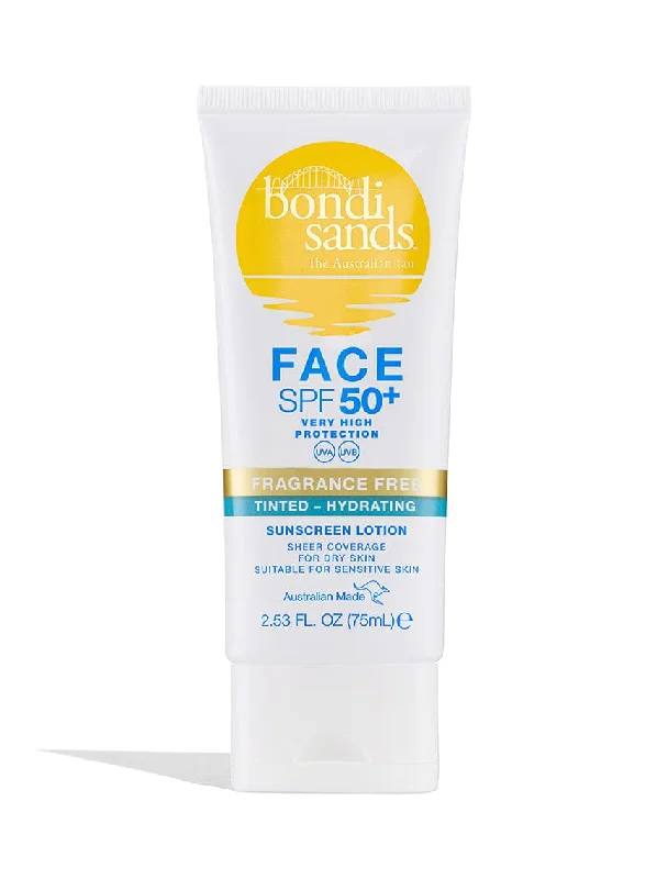 SPF 50+ Fragrance Free Hydrating Tinted Face Lotion