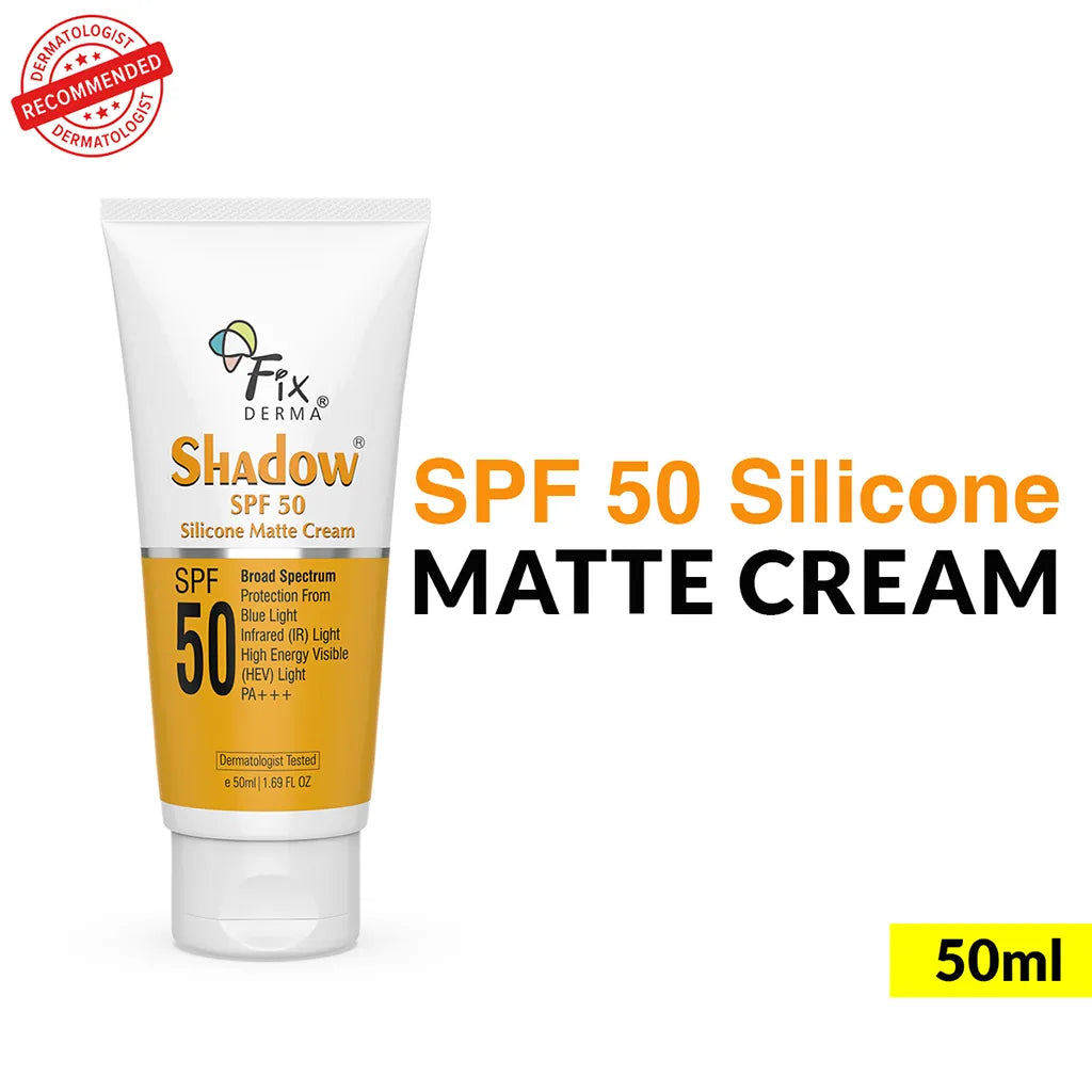 Shadow Sunscreen For Oily Skin SPF 50 Silicone Matte Cream