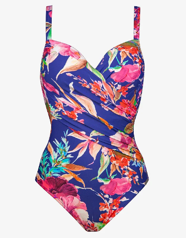 Spring Invite Underwired Swimsuit - Lilac Flowers