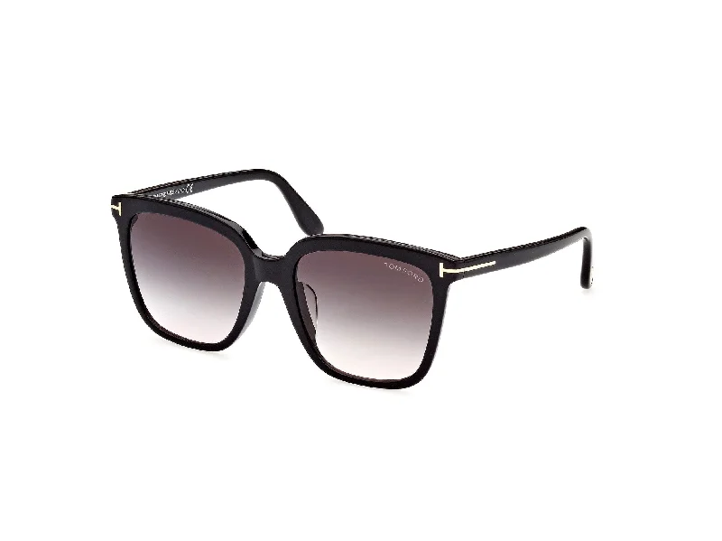 polarized gradient frame sunglasses-TOM FORD-FT0958-D-01B-5519-SUNGLASSES