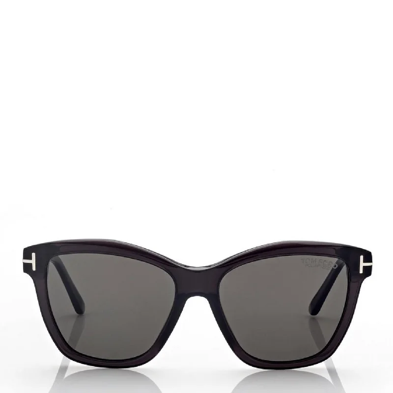 stylish sporty sunglasses-Tom Ford Lucia Sunglasses FT1087 05D 54 Black