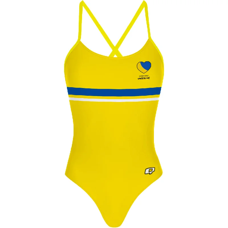 Ukraine - Tieback One Piece Swimsuit