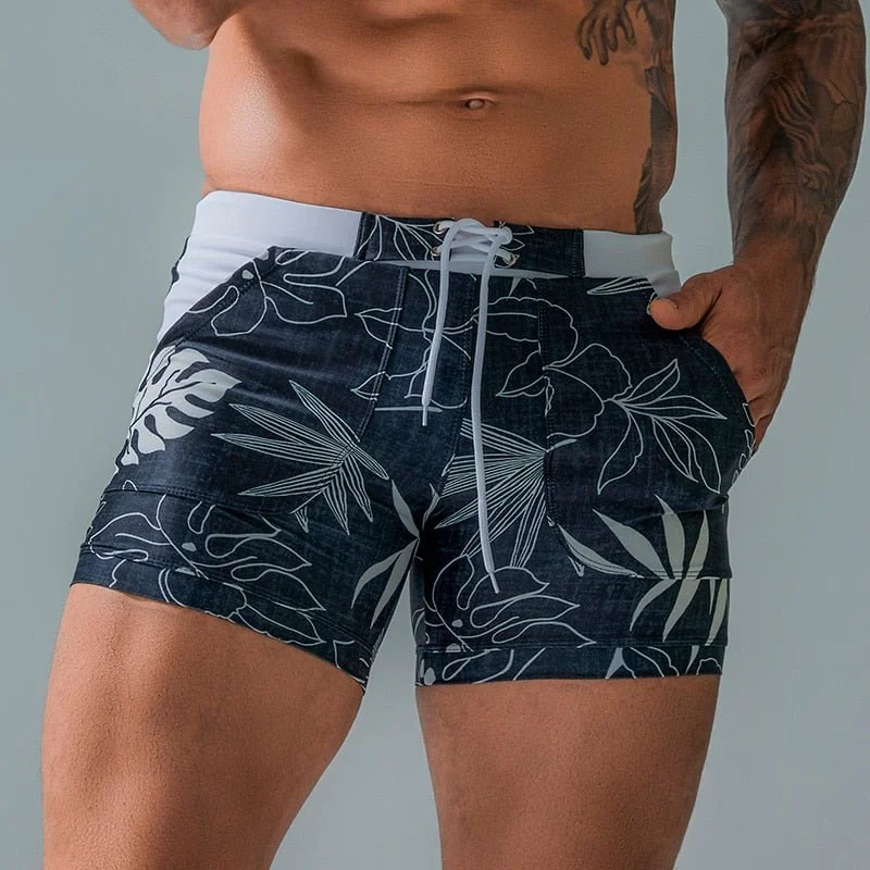 Wild Forest Swim Trunks